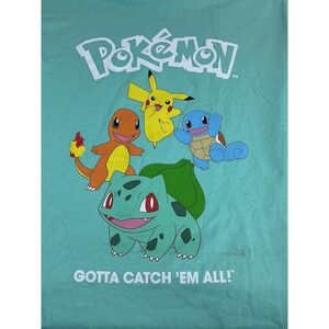 Pokemon Gotta Catch 'Em All! T-Shirt XL Kids Charmander Pikachu Squirtle
